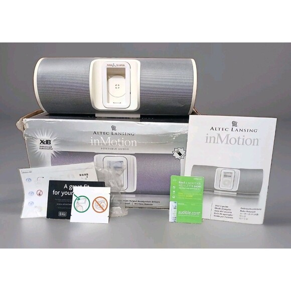 Altec Lansing In-Motion iM7 Boom Box IPod Speaker w/ Power Adapter (No remote)